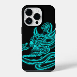 Skull - Devil Head with Snake iPhone 14 Pro Case