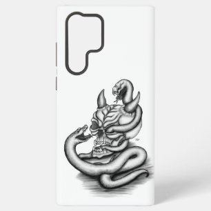 Skull - Devil Head with Snake Samsung Galaxy Case