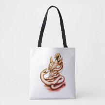 Skull - Devil Head with Snake