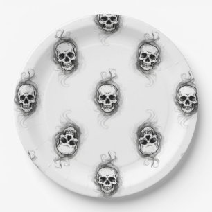 "Skull-Duggery" Paper Plate