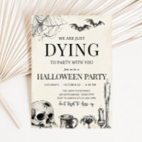 Skull Dying to Party Halloween Party