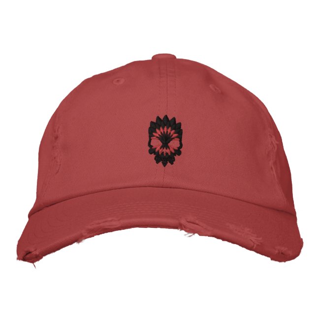 Skull Embroidered Hat (Front)