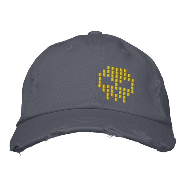 Skull Embroidered Hat (Front)