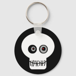 Skull Eyes Key Ring