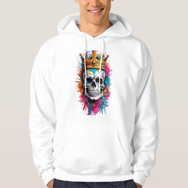 SKULL FACE Hoodie (Front)