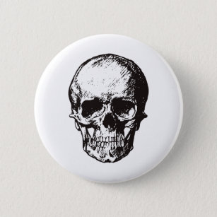 Skull Fantasy Art Rock Punk Heavy Metal 6 Cm Round Badge