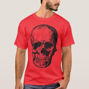 Skull Fantasy Art Rock Punk Heavy Metal  T-Shirt