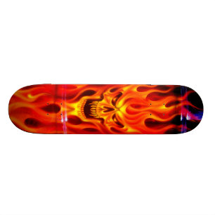 Skull Fire - Skate Deck