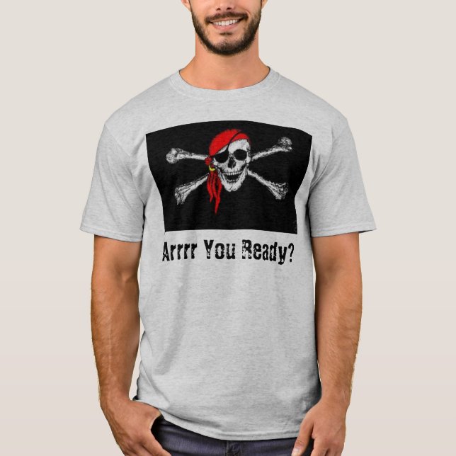 skull flag pirate T-Shirt (Front)