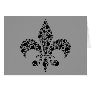 Skull Fleur De Lis