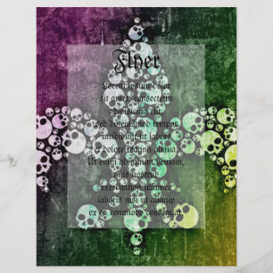 Skull Fleur De Lis Flyer