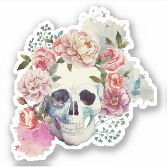 Skull floral (Front)