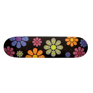SKULL FLOWERS PRO BOARD SKATEBOARD
