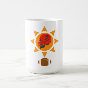 Skull Football Coffee Mug