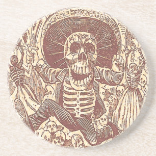 Skull from Oaxaca, La Calavera Oaxaqueña Coaster