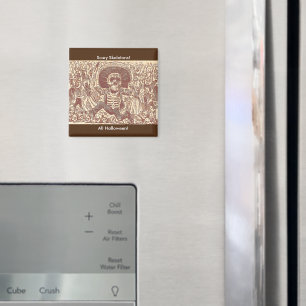 Skull from Oaxaca, La Calavera Oaxaqueña Magnet