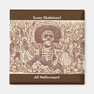Skull from Oaxaca, La Calavera Oaxaqueña Magnet