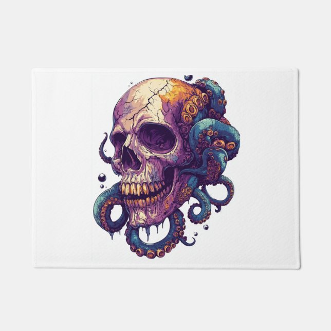 Skull from the Depths Doormat (Front)