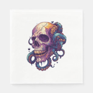 Skull from the Depths Napkin