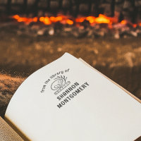 Skull From The Library Of Your Name Book