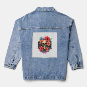 Skull Funny Mother Denim Jacket