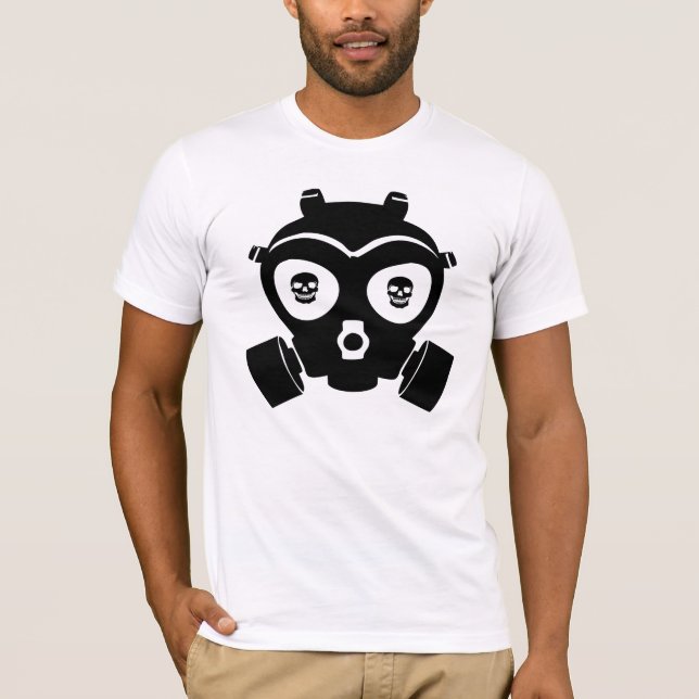 Skull Gas Mask T-Shirt (Front)
