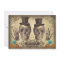 Skull gay couple Victorian Gothic Wedding Invite