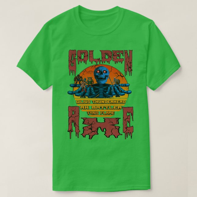 Skull Golden Axe 1 T-Shirt (Design Front)