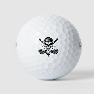 Skull Golf, Golfing T shirt Golf Balls