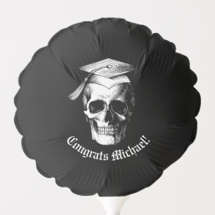 Skull Gothic Graduation Party Radiology Balloon