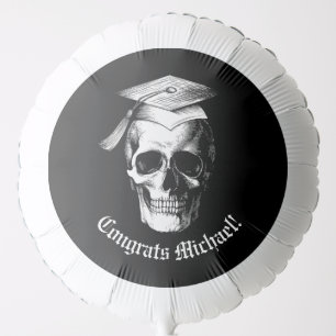 Skull Gothic Graduation Party Radiology Balloon