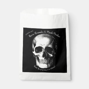Skull Gothic Wedding Invitation Favour Bags