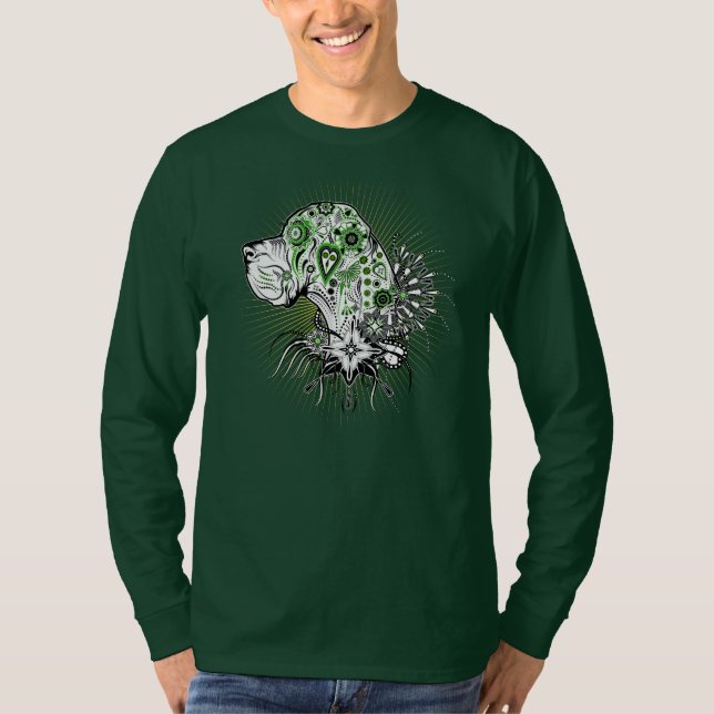 Skull Great Dane T-Shirt (Front)