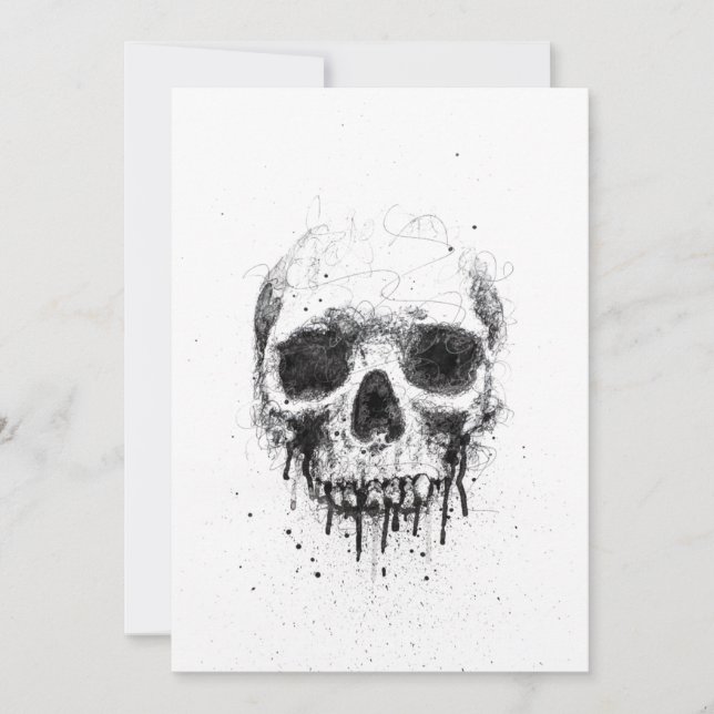 Skull Greeting Card (Front)
