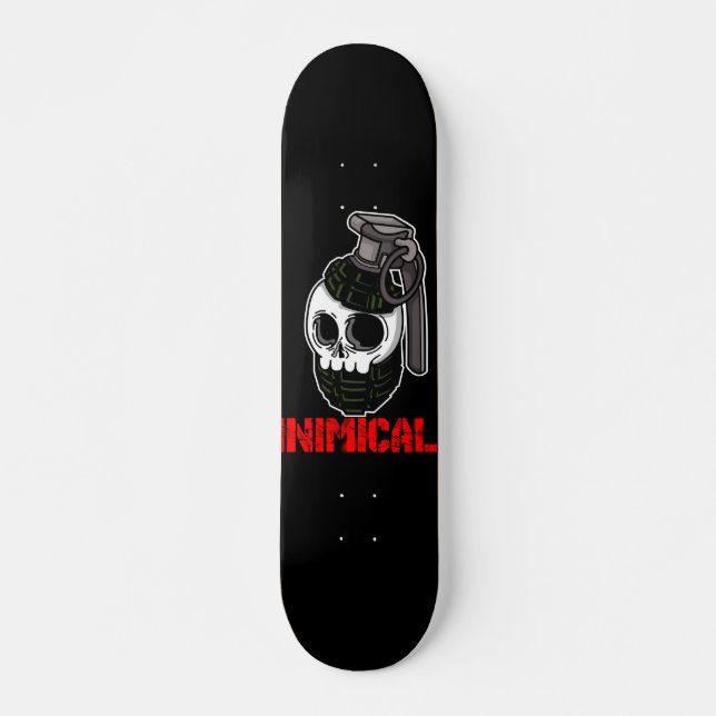 Skull Grenade Skateboard (Front)