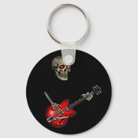 Skull Guitar Player