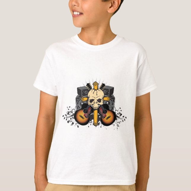 Skull Guitars Speakers T-Shirt (Front)