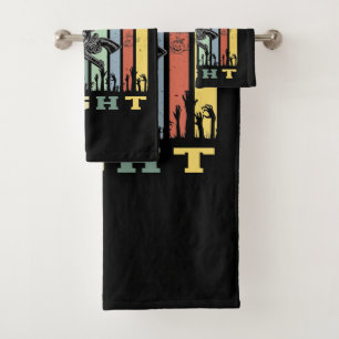 Skull Gun, Halloween Night Bath Towel Set
