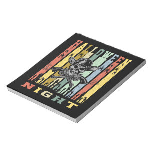 Skull Gun, Halloween Night Notepad