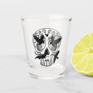 Skull Halloween Decorative Calaveras Shot Glass