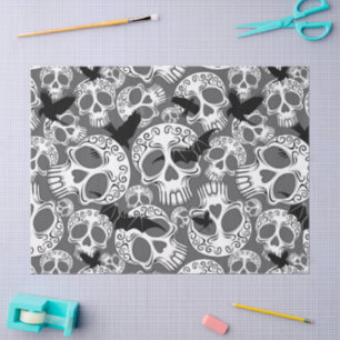 Skull Halloween Decorative Calaveras Tissue Paper