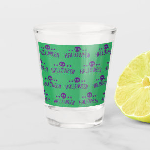 Skull Halloween Shot Glass