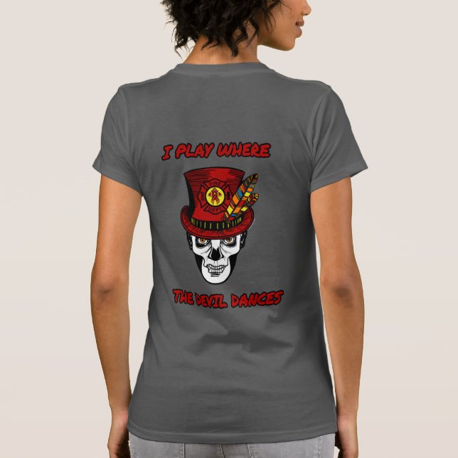 Skull/Hat...Firefighter T-Shirt (Back)