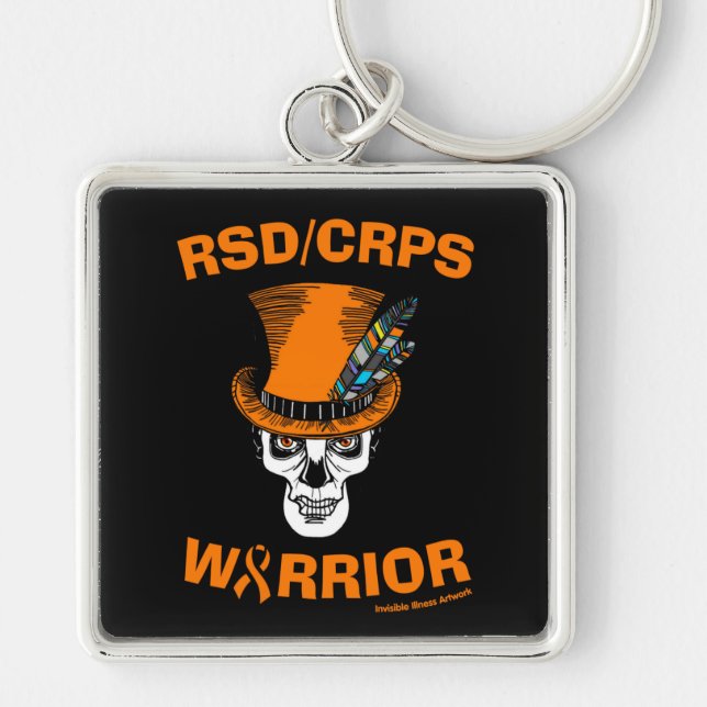 Skull/Hat...RSD/CRPS Keychain (Front)