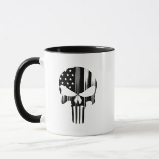 SKULL Head Corrections Officer Flag Mug