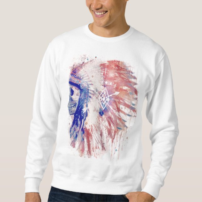 Skull Headdress Sweatshirt (Front)