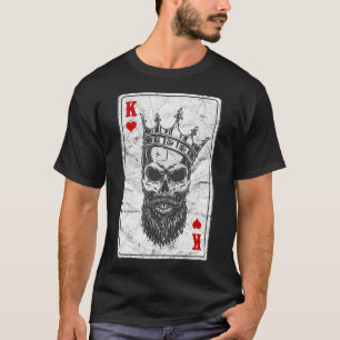 Skull Heart Crown d d T-Shirt