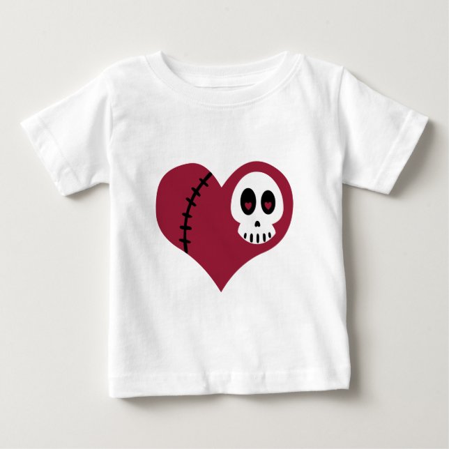 Skull Heart Infant T-Shirt (Front)
