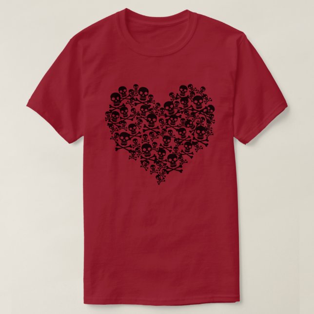 Skull Heart T-Shirt (Design Front)