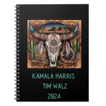 Skull Horns Desert. Harris-Walz. Black